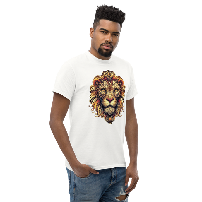 NARASIMHA - Unisex T-Shirt (Front Only) Black, Red & White